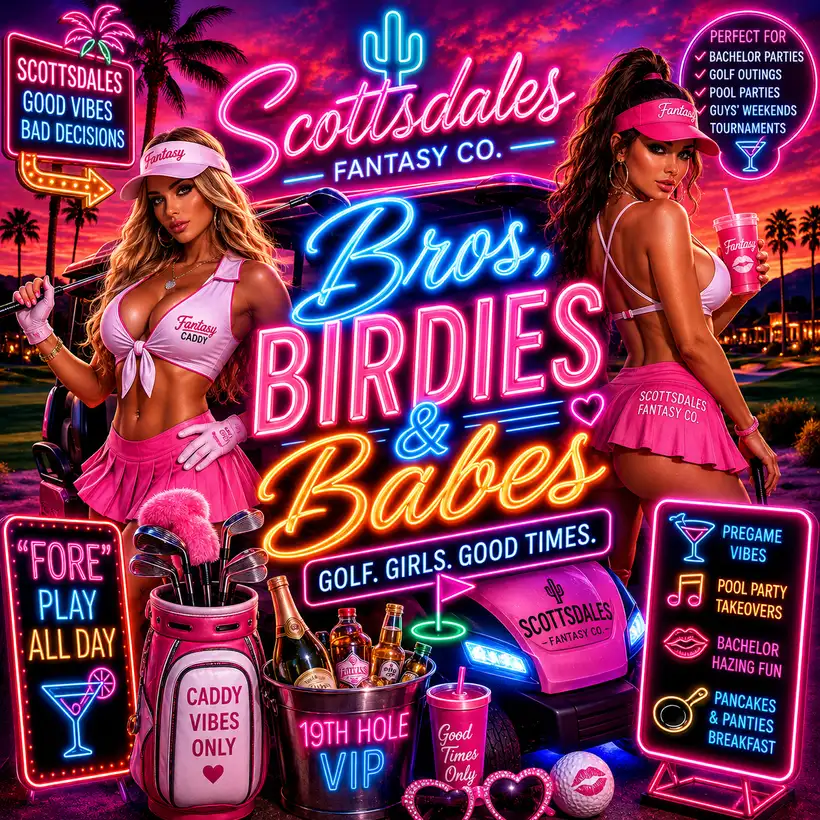 Scottsdale golf trip entertainment planning for villa and daytime itineraries